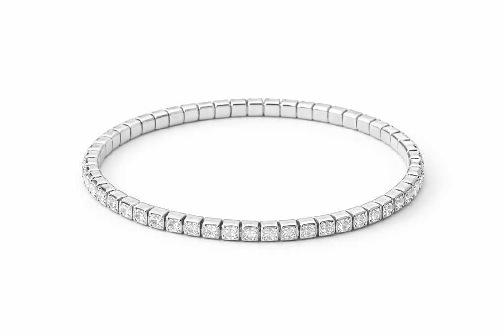 Valentina Tennis Bracelet – Waterproof 3mm Diamond Bracelet