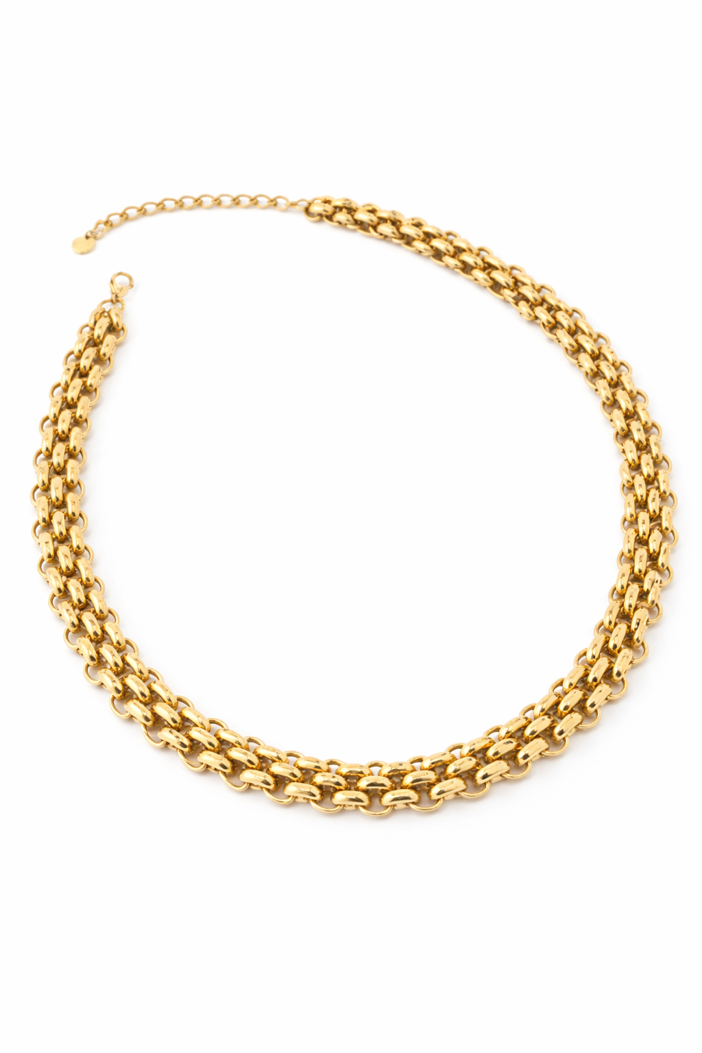 Elise Woven Chain Necklace – Waterproof Gold Chain Necklace