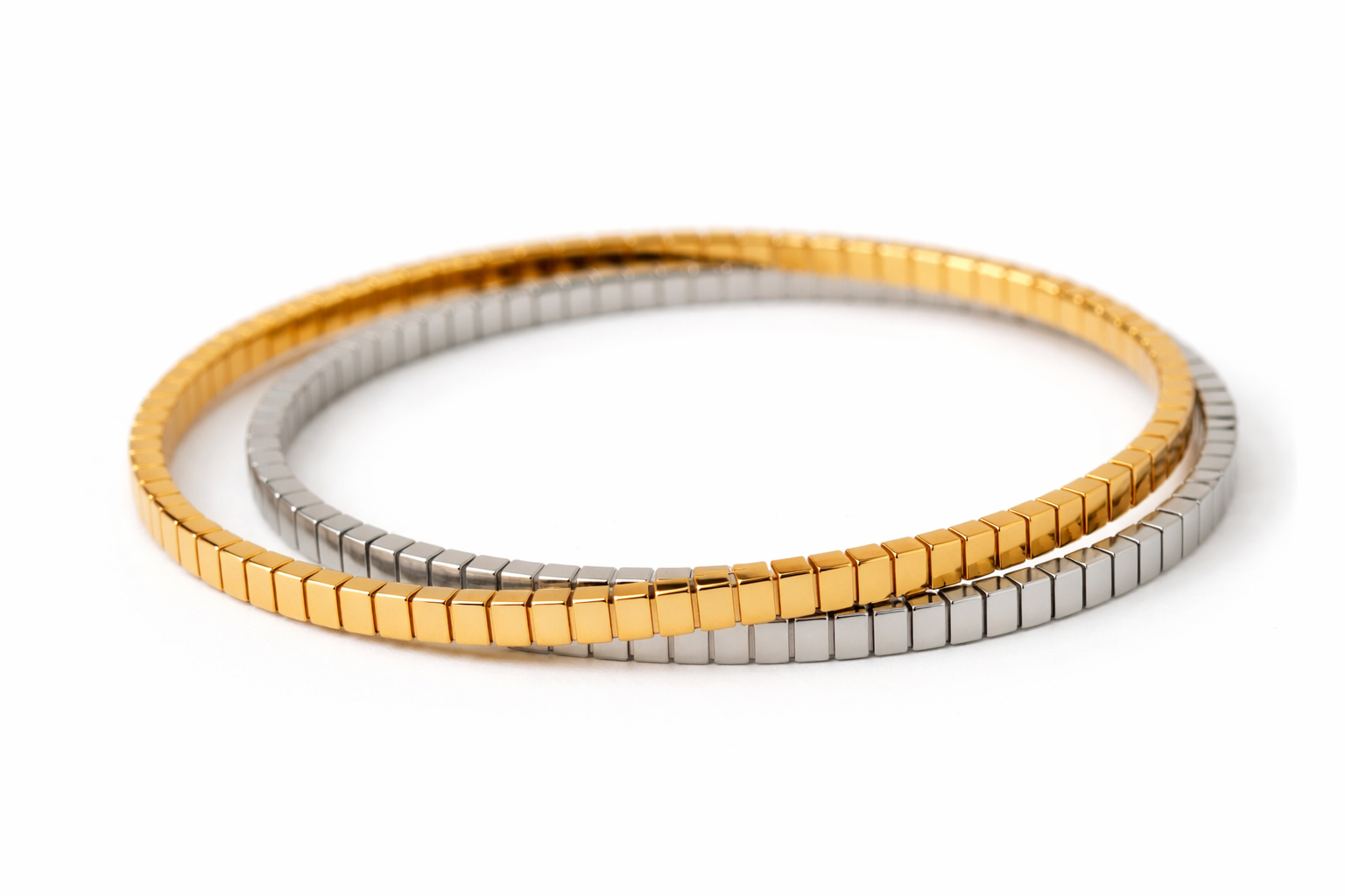 Daisy Bangle Bracelet – Waterproof Stainless Steel Bracelet