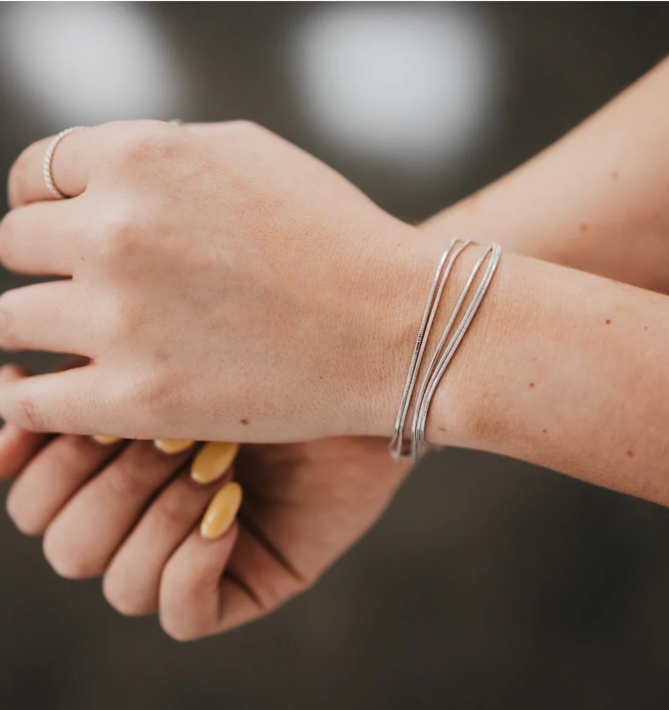 Delicately Detailed Bracelet – Layered Gold Bracelet for Everyday Elegance